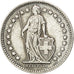 SWITZERLAND, 1/2 Franc, 1948, Bern, KM #23, AU(50-53), Silver, 18.2, 2.49