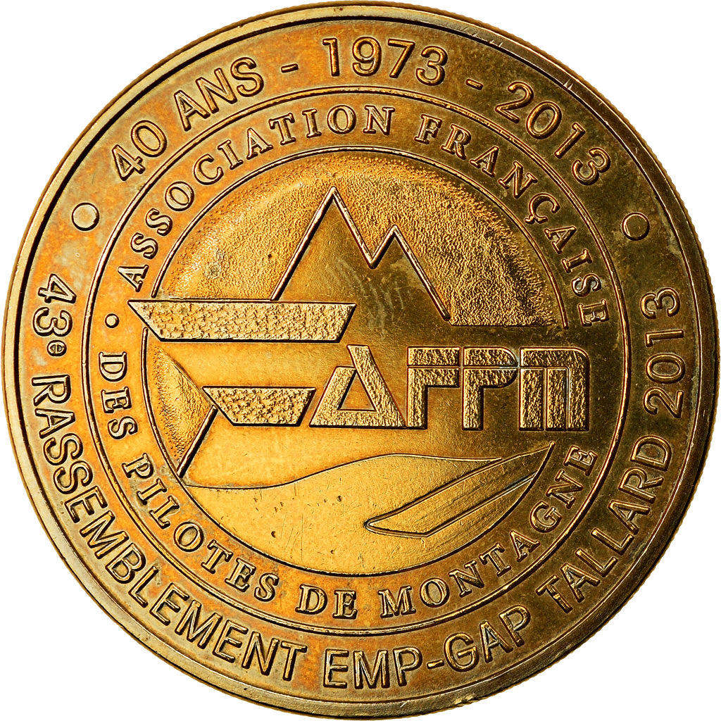 Francia, Token, Jetón turístico, Tallard - Association française des pilotes