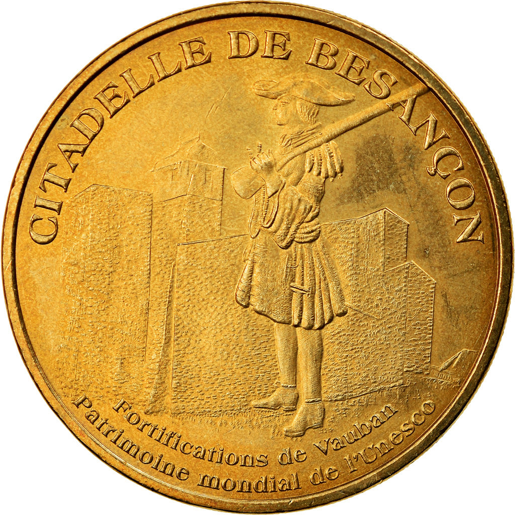 Francia, Token, Jetón turístico, Besançon - la citadelle n°3, Arts &