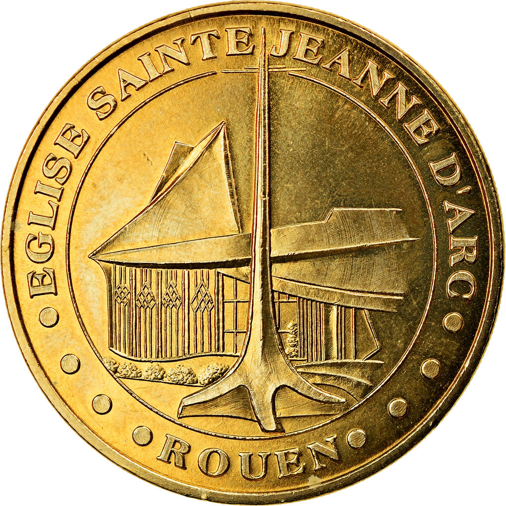 Francia, Token, Jetón turístico, Rouen - Eglise Ste Jeanne d'Arc -, Arts &