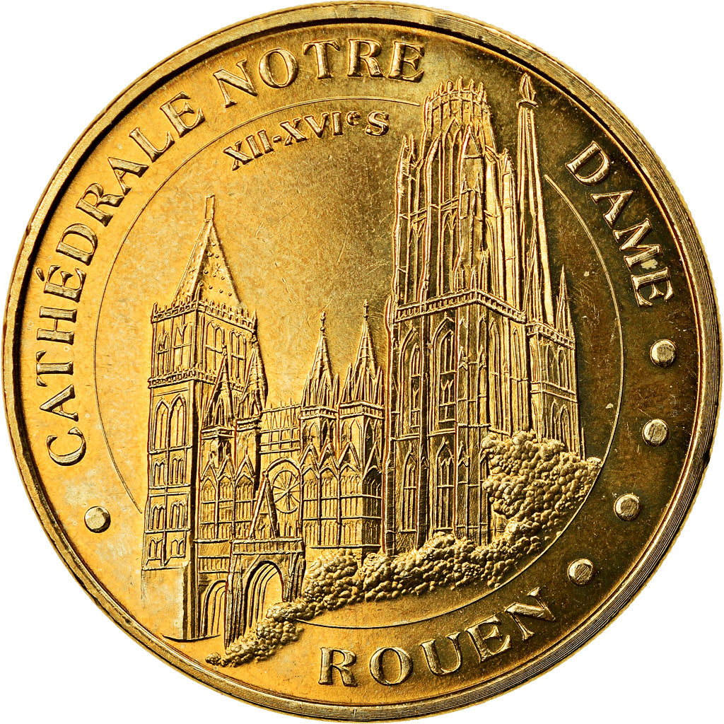 Francia, Token, Touristic token, 76/ Cathédrale Notre-Dame - Rouen, Arts &