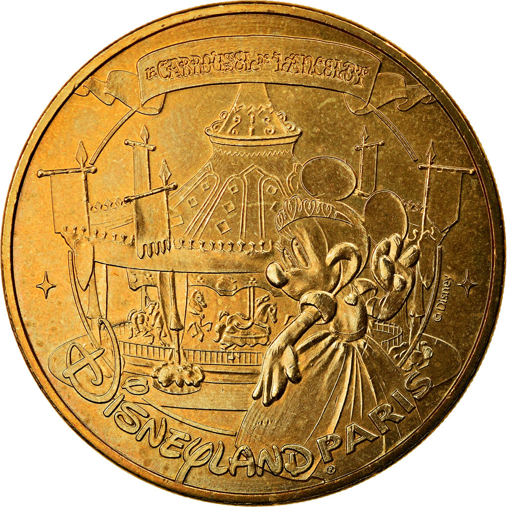 France, Token, Touristic token, Disneyland n°23 -  Le Carrousel de Lancelot