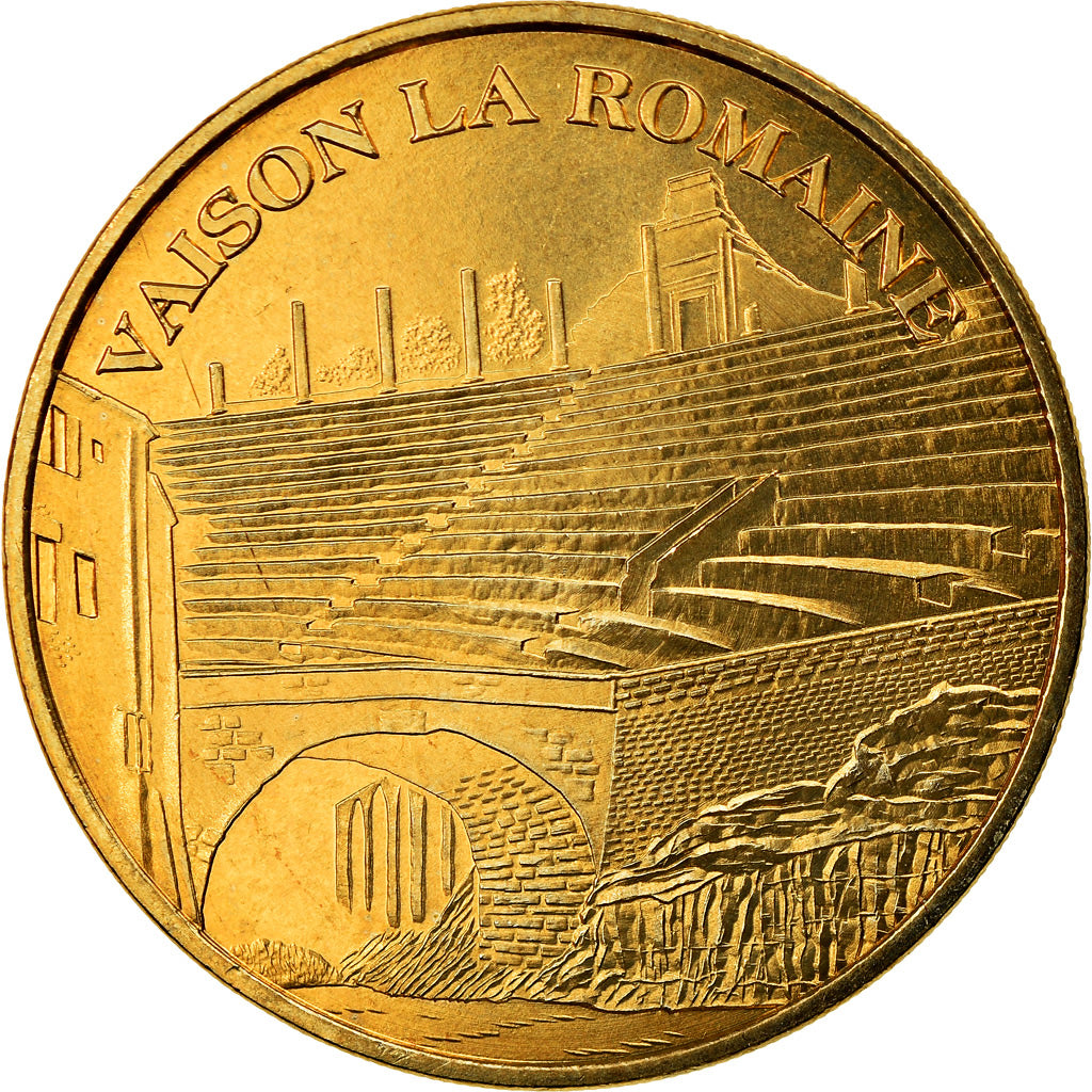 Francia, Token, Touristic token, Vaison-la-Romaine -  Le pont et le théâtre