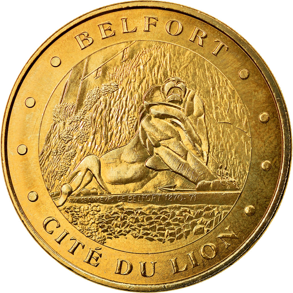 Francia, Token, Touristic token, Belfort - Cité du Lion, Arts & Culture, 2011