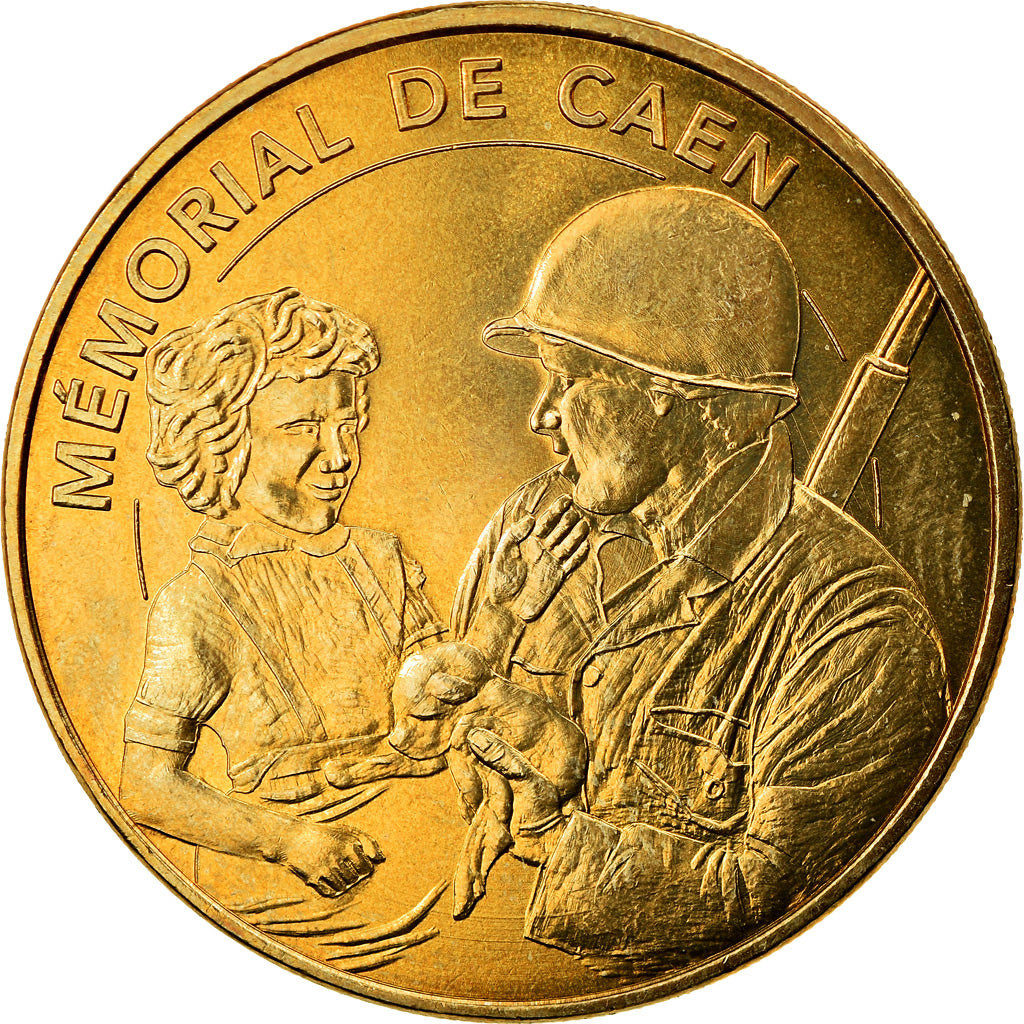 Francia, Token, Touristic token, Caen - Mémorial n°4, Arts & Culture, 2010