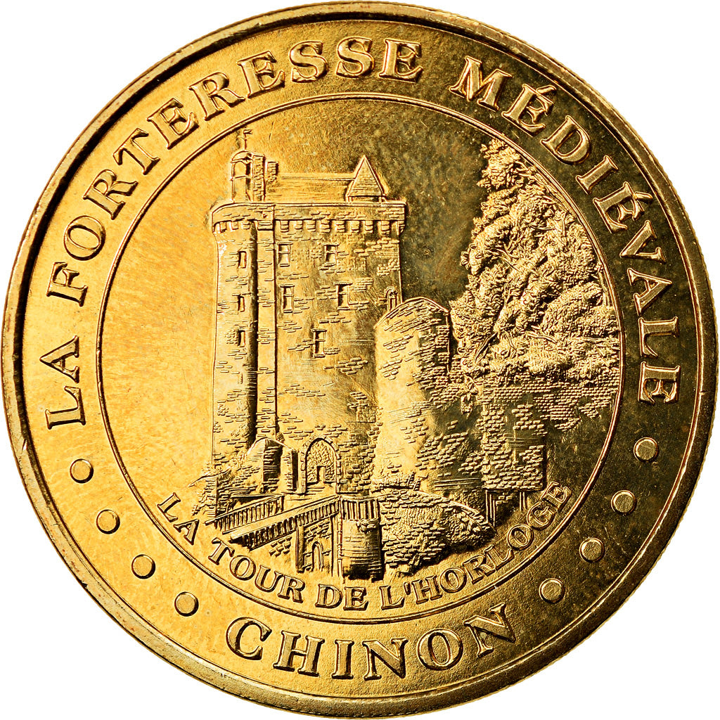 France, Jeton, Jeton Touristique, Chinon - Forteresse médiévale - Tour de