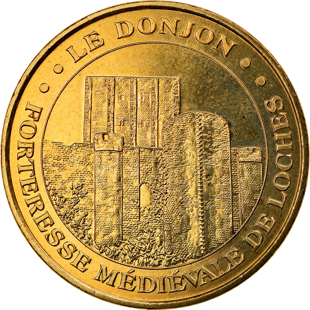 Francia, Token, Touristic token, 37/ Cité Royale de Loches - Donjon, Arts &