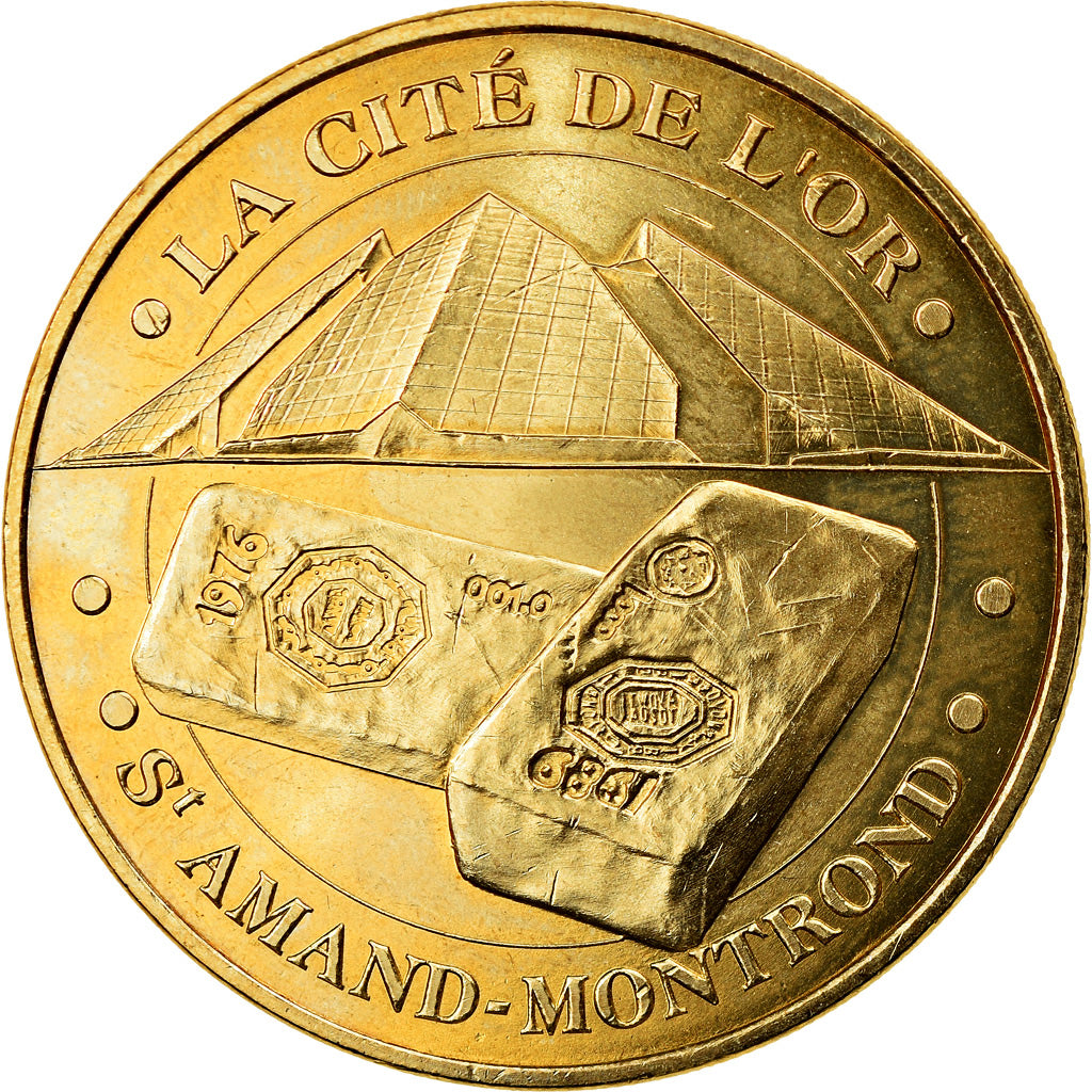 Francia, Token, Jetón turístico, Saint-Amand-Montrond - Cité de l'or n°2