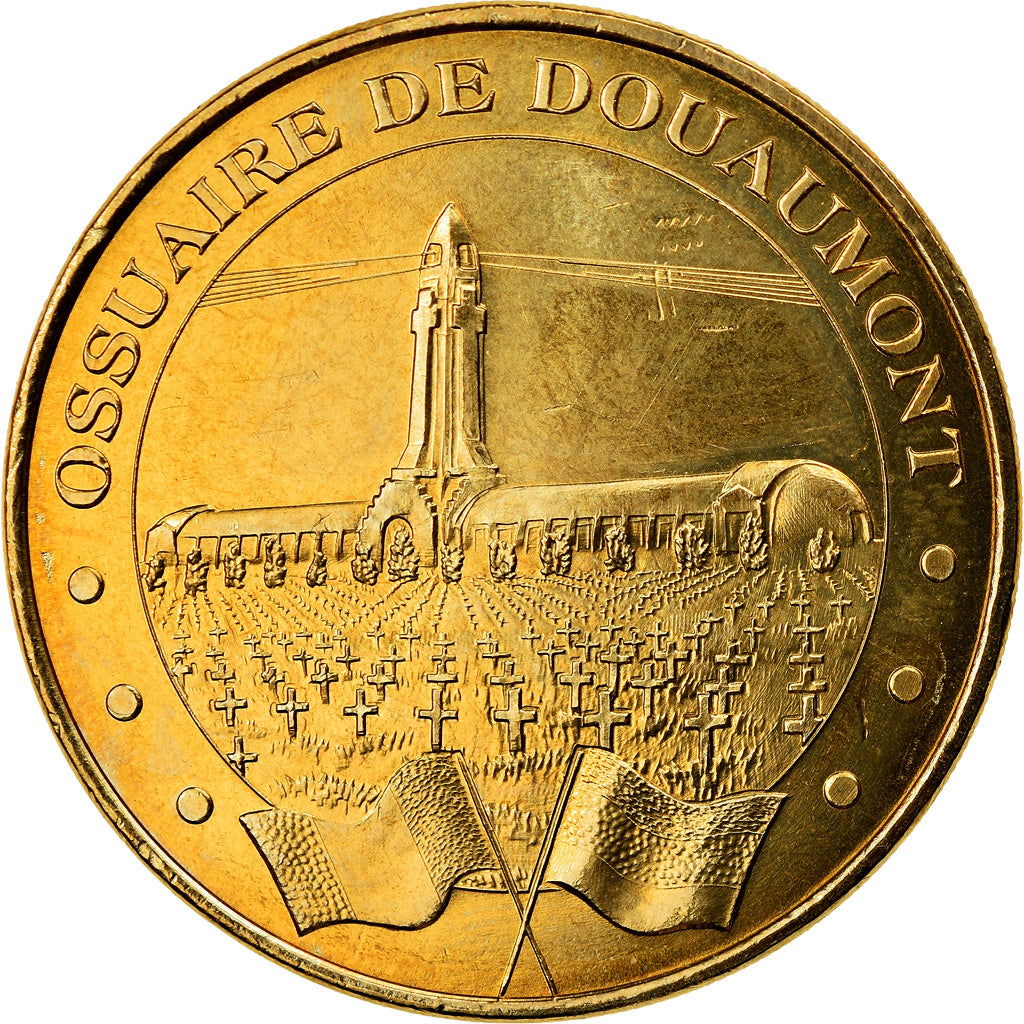 Francia, Token, Jetón turístico, Douaumont - Ossuaire n° 7, Arts & Culture