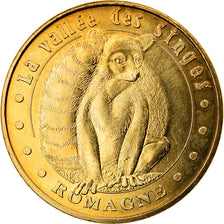 France, Token, Touristic token, 86/ Vallée des Singes - Lémurien - Romagne