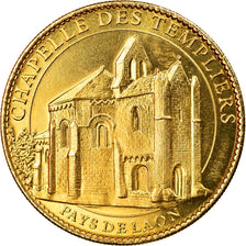 France, Jeton, 02/ Chapelle des Templiers, Laon, 2010, Arthus Bertrand, SUP