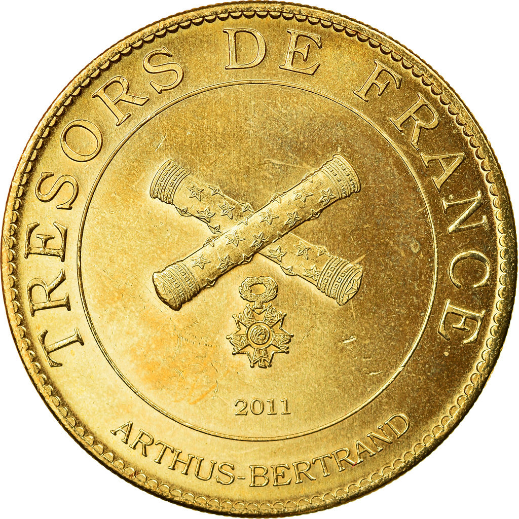 France, Token, 14/ Caen - L'Abbaye aux hommes, 2011, Arthus Bertrand, AU(55-58)