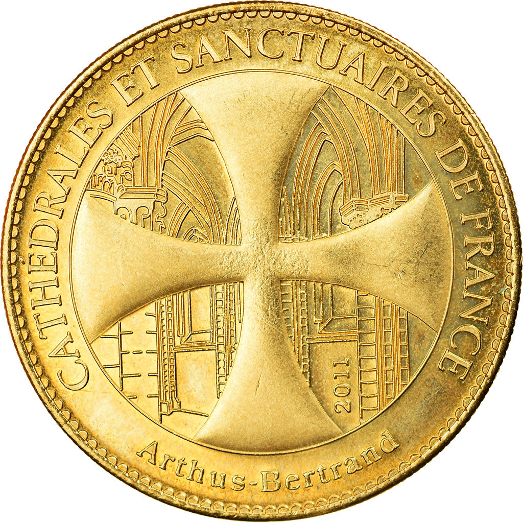 France, Jeton, Paris - Basilique du Sacré Coeur n°3, 2011, Arthus Bertrand