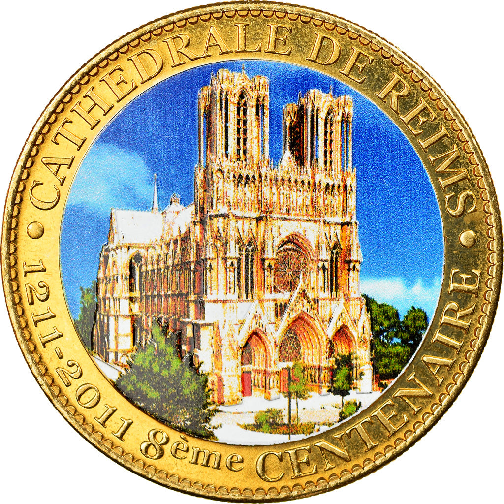 France, Token, Reims - Cathédrale - 8 ème centenaire, 2011, Arthus Bertrand