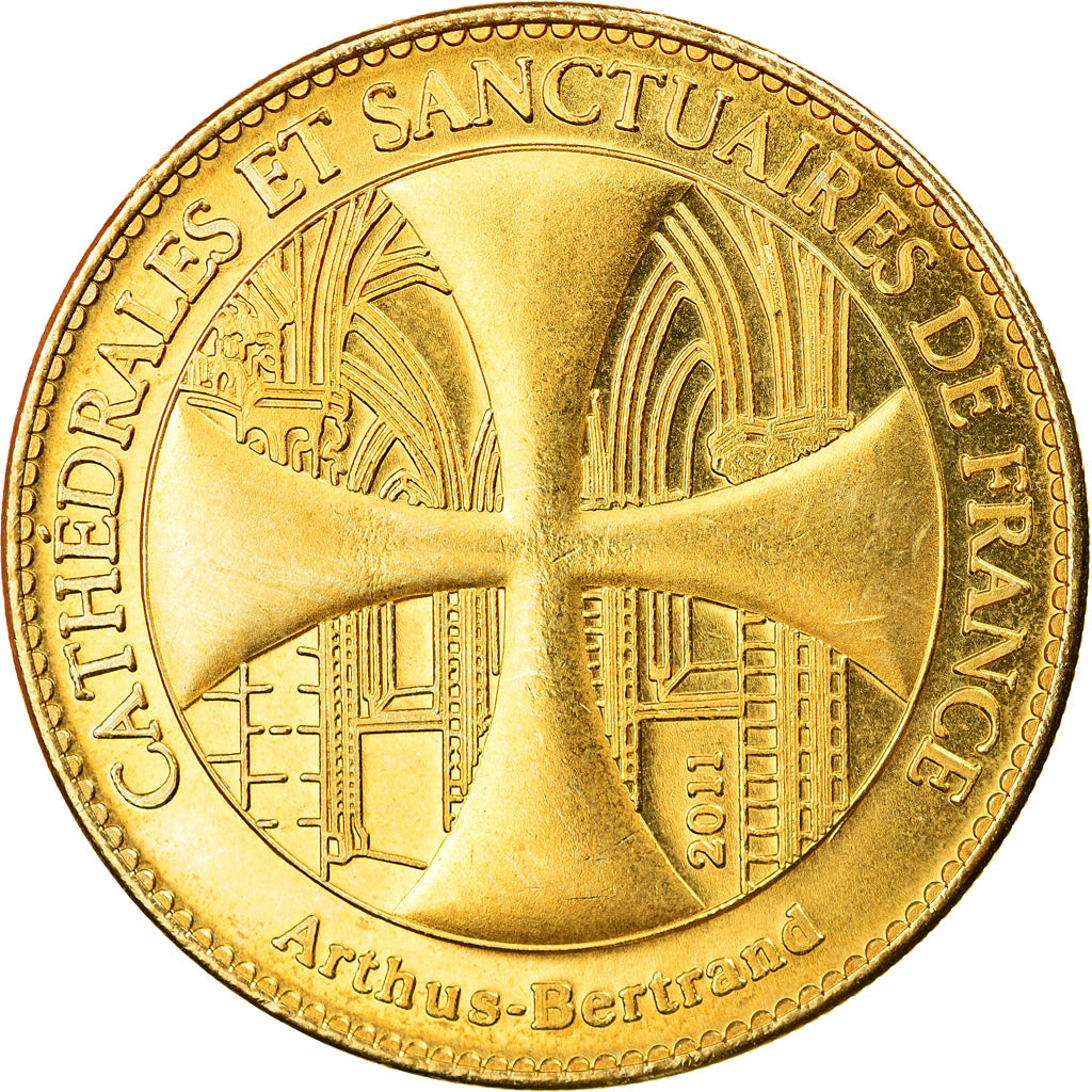 France, Token, Reims - Cathédrale - 8 ème centenaire, 2011, Arthus Bertrand