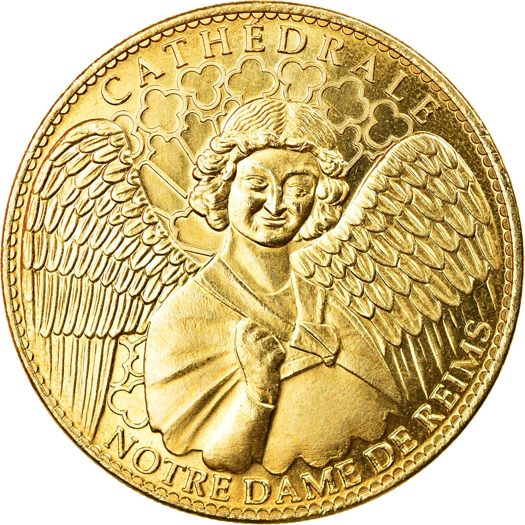 France, Jeton, Reims - Cathédrale n°2 - Ange, Arthus Bertrand, SUP