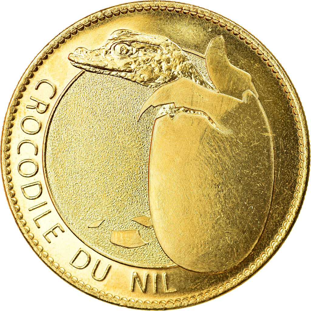 France, Token, Pierrelatte - La ferme aux crocodiles n°6 - Oeuf de crocodile