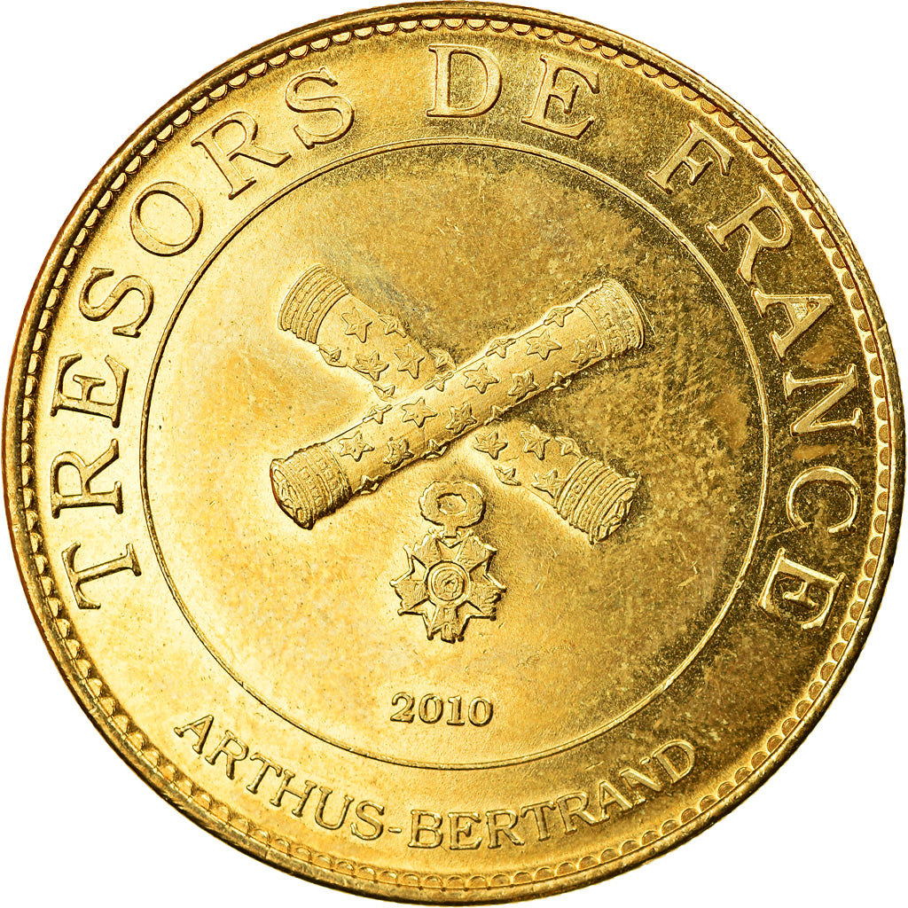 Francia, Token, Caen - Mémorial n°2, 2010, Arthus Bertrand, EBC, Aluminio y