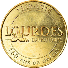 France, Token, Lourdes - 160ème anniversaire des Apparitions, 2018, Arthus