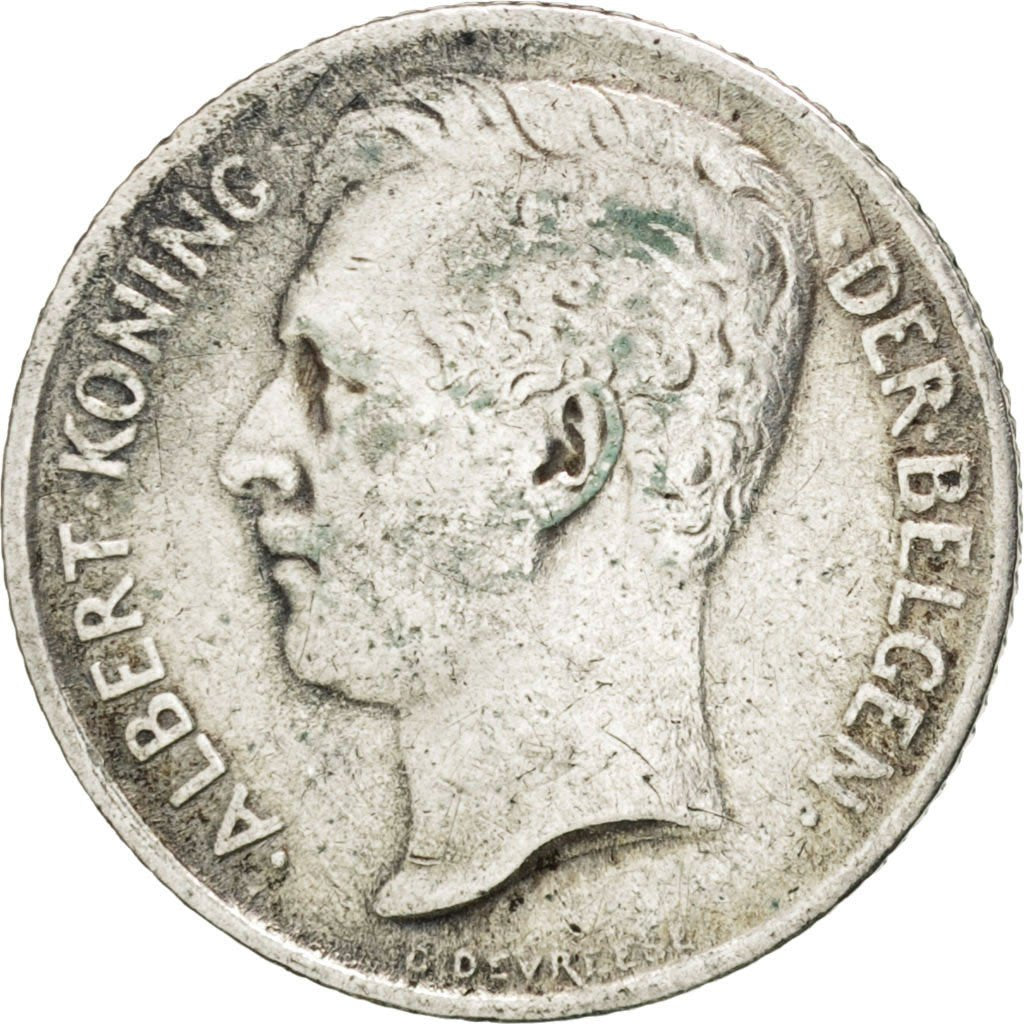 BELGIUM, 50 Centimes, 1911, KM #71, EF(40-45), Silver, 2.45