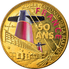 France, Token, Paris - Musée national de la Marine - 50 ans, 2011, Arthus
