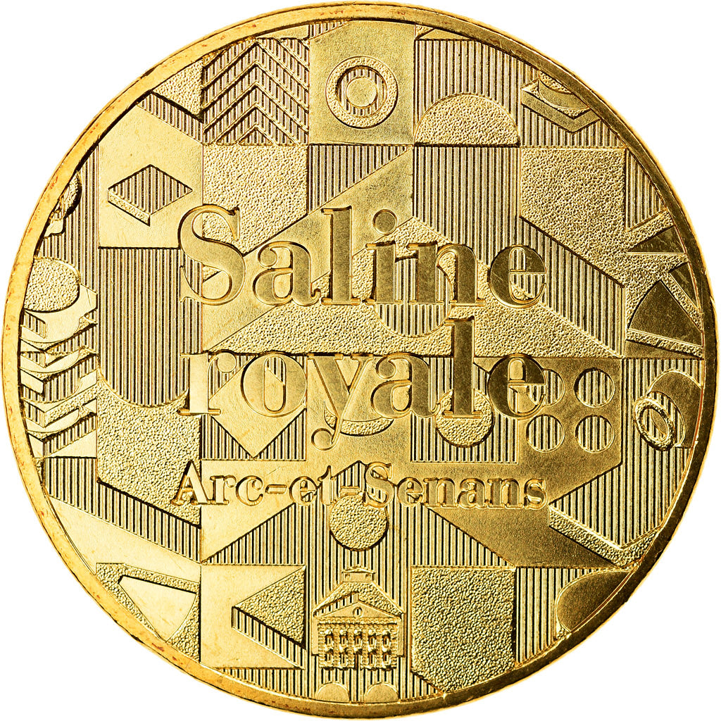 Francia, Token, Touristic token, Arc et Senans -  Saline royale, 2015, MDP