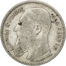 Coin, Belgium, 50 Centimes, 1907, VF(20-25), Silver, KM:61.1