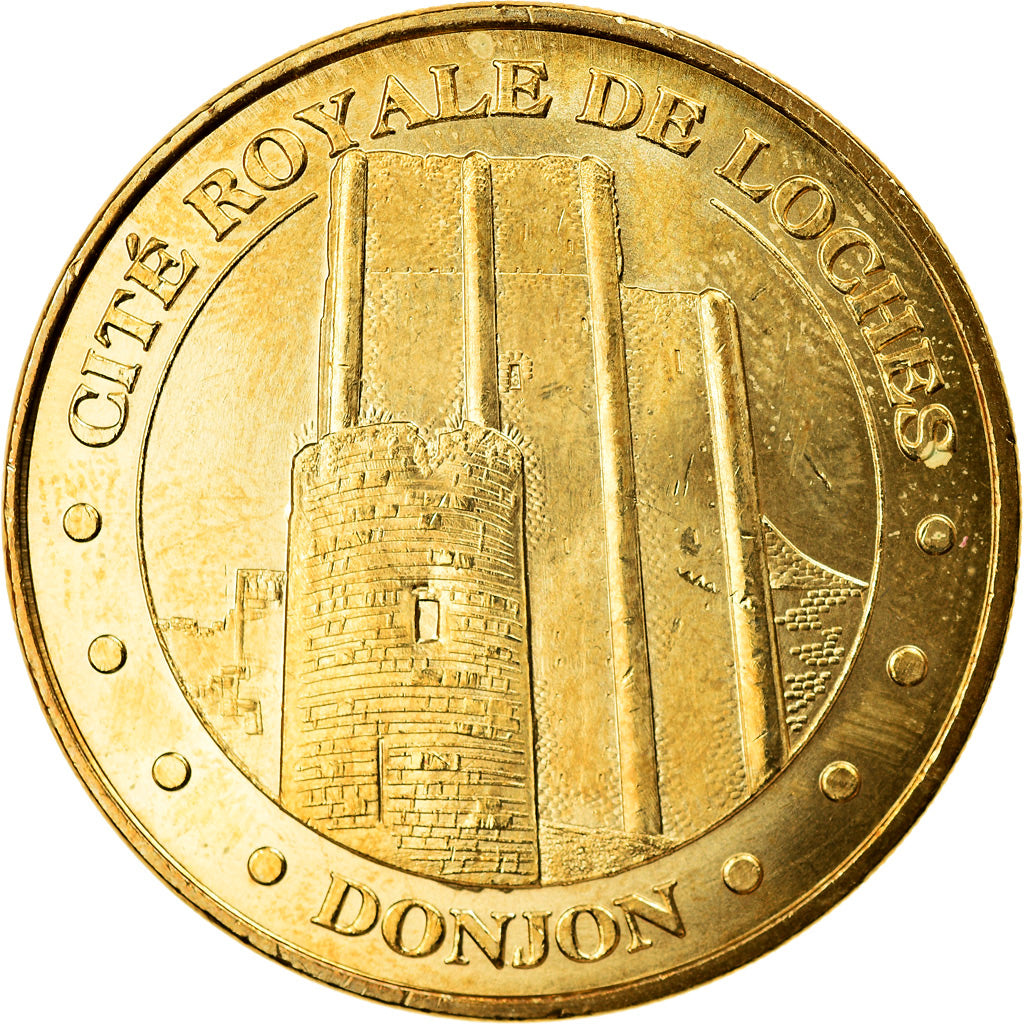 Francia, Token, Jetón turístico, Loches -  le Donjon n°2, 2011, MDP, EBC