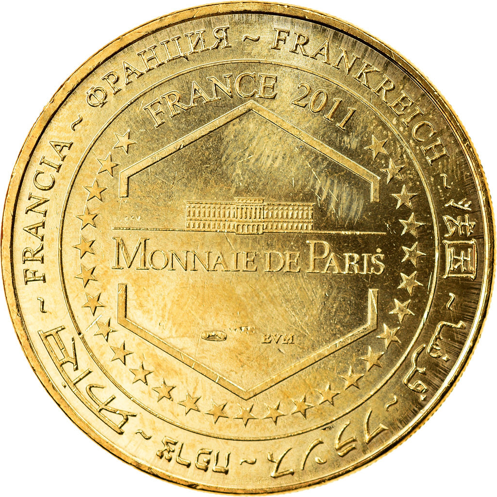 Francia, Token, Jetón turístico, Loches -  le Donjon n°2, 2011, MDP, EBC