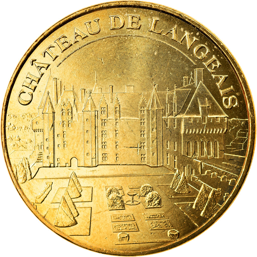 France, Token, Touristic token, Langeais - Château n°2, 2010, MDP, AU(55-58)