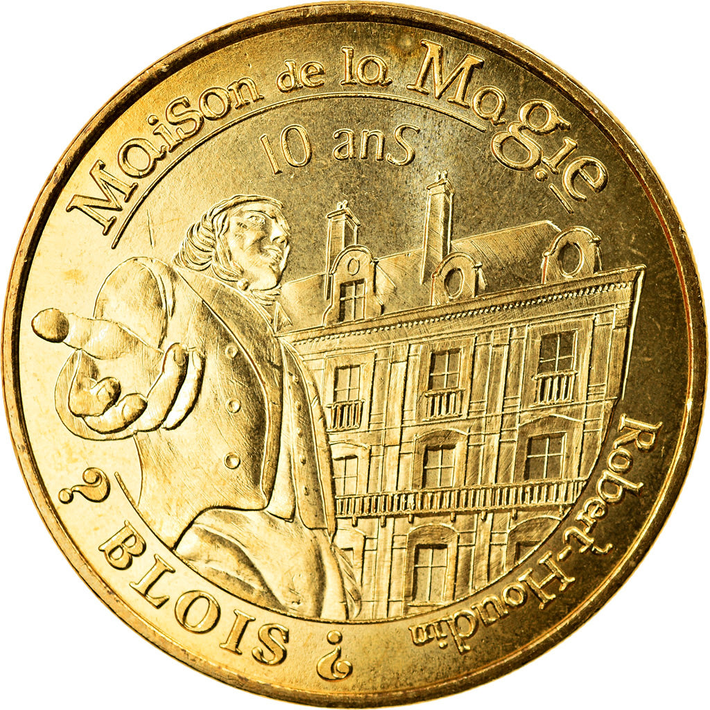France, Token, Touristic token, Blois - Maison de la magie n°2 - 10 ans, 2008