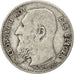 BELGIUM, 50 Centimes, 1907, KM #60.1, VF(20-25), Silver, 2.39