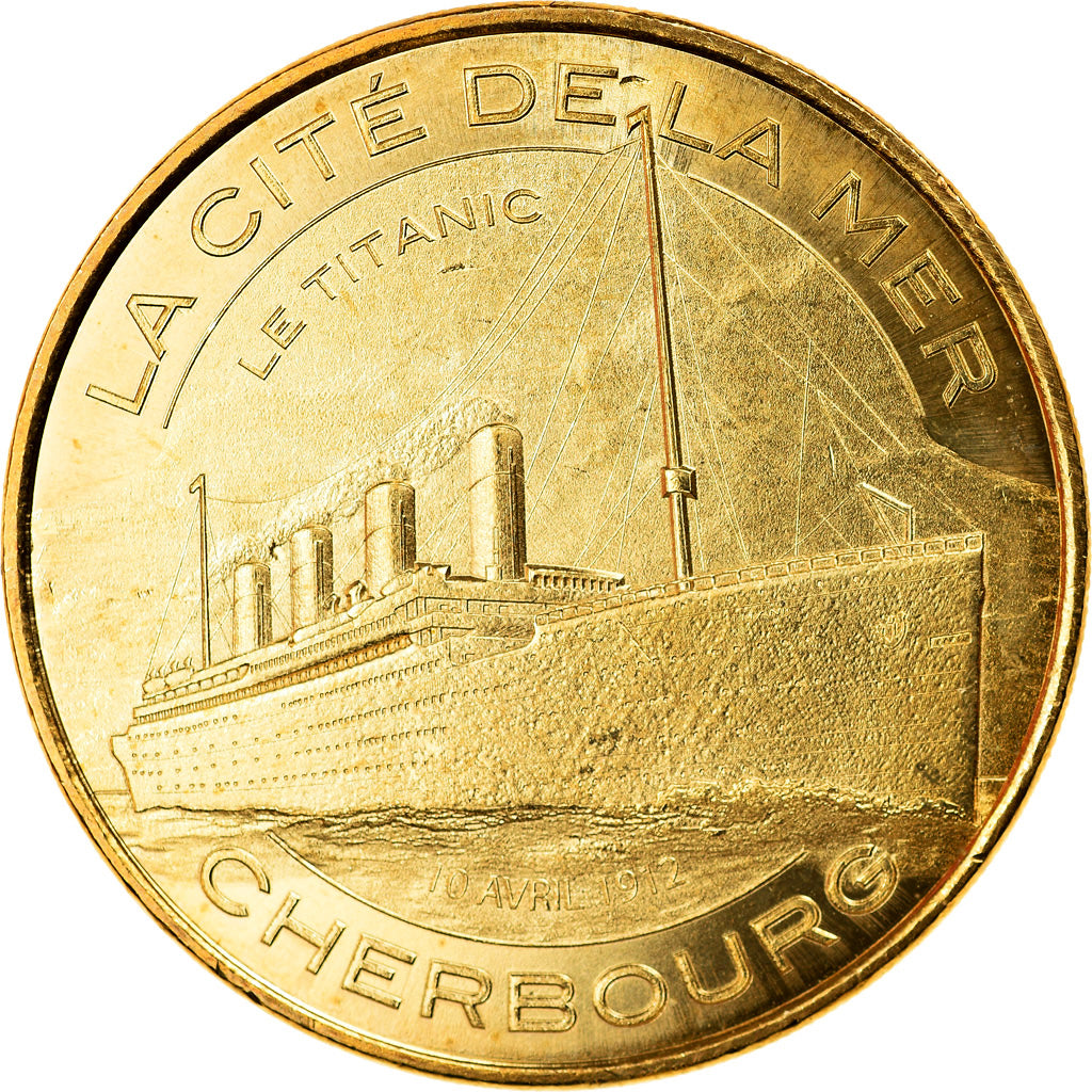 France, Token, Touristic token, Cherbourg - Cité de la Mer n°7 - Le Titanic