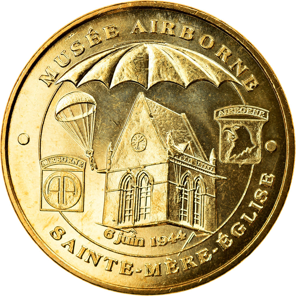France, Token, Touristic token, Sainte-Mère-l'Eglise - Musée Airborne, 2011