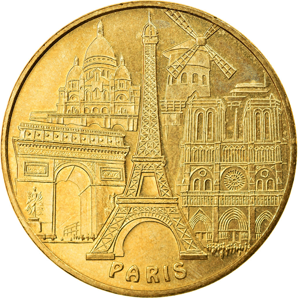 França, Token, Token turístico, Paris - La Tour Eiffel n°3 - les 5 monuments