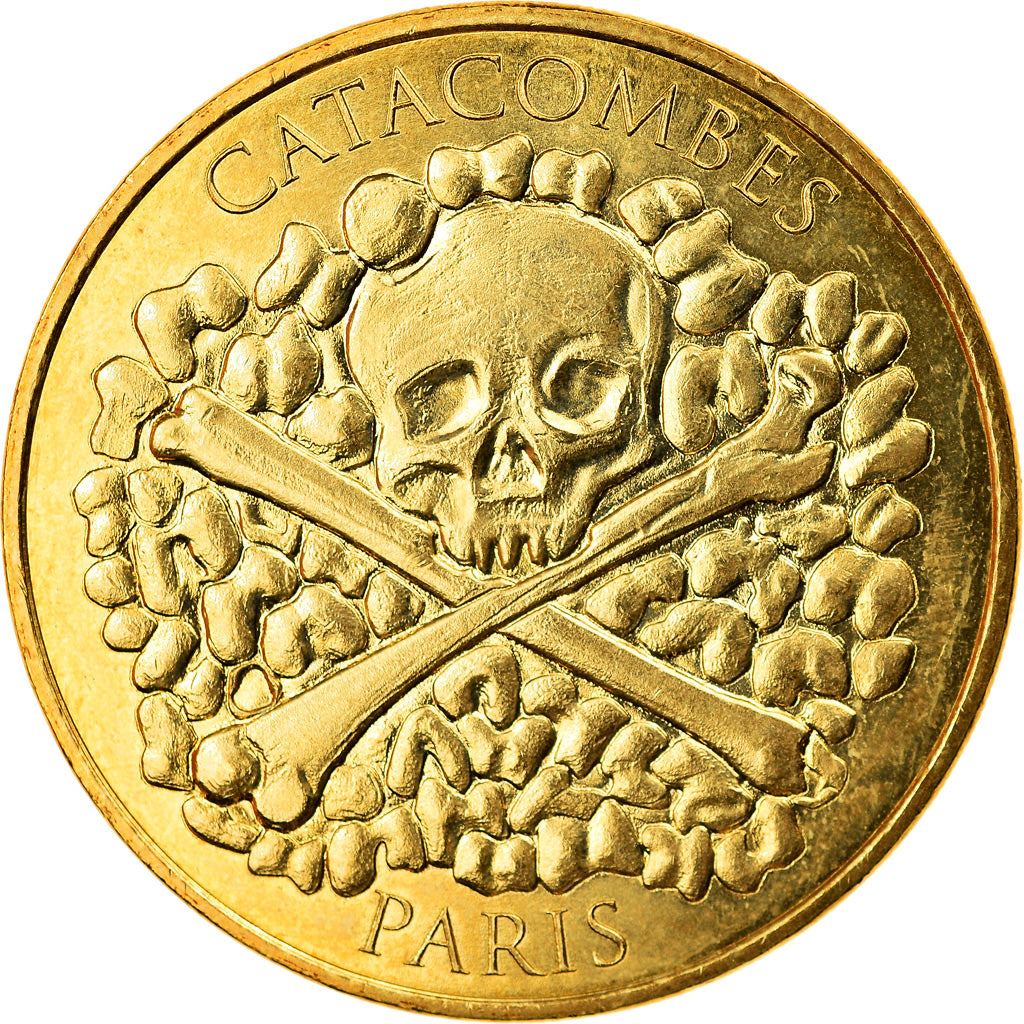 France, Token, Touristic token, 75/ Paris - Les Catacombes, 2016, MDP