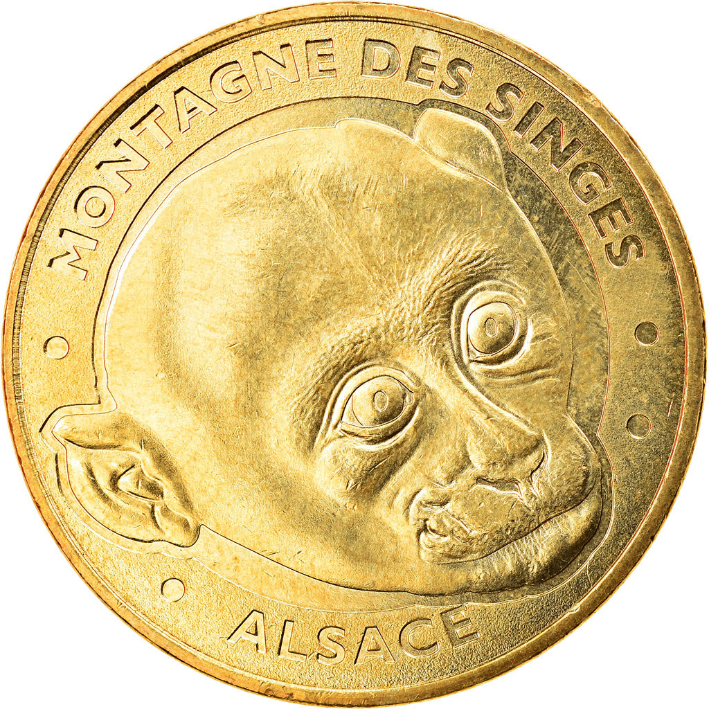 France, Jeton, Jeton Touristique, Kintzheim -  Montagne des Singes n°8, 2012