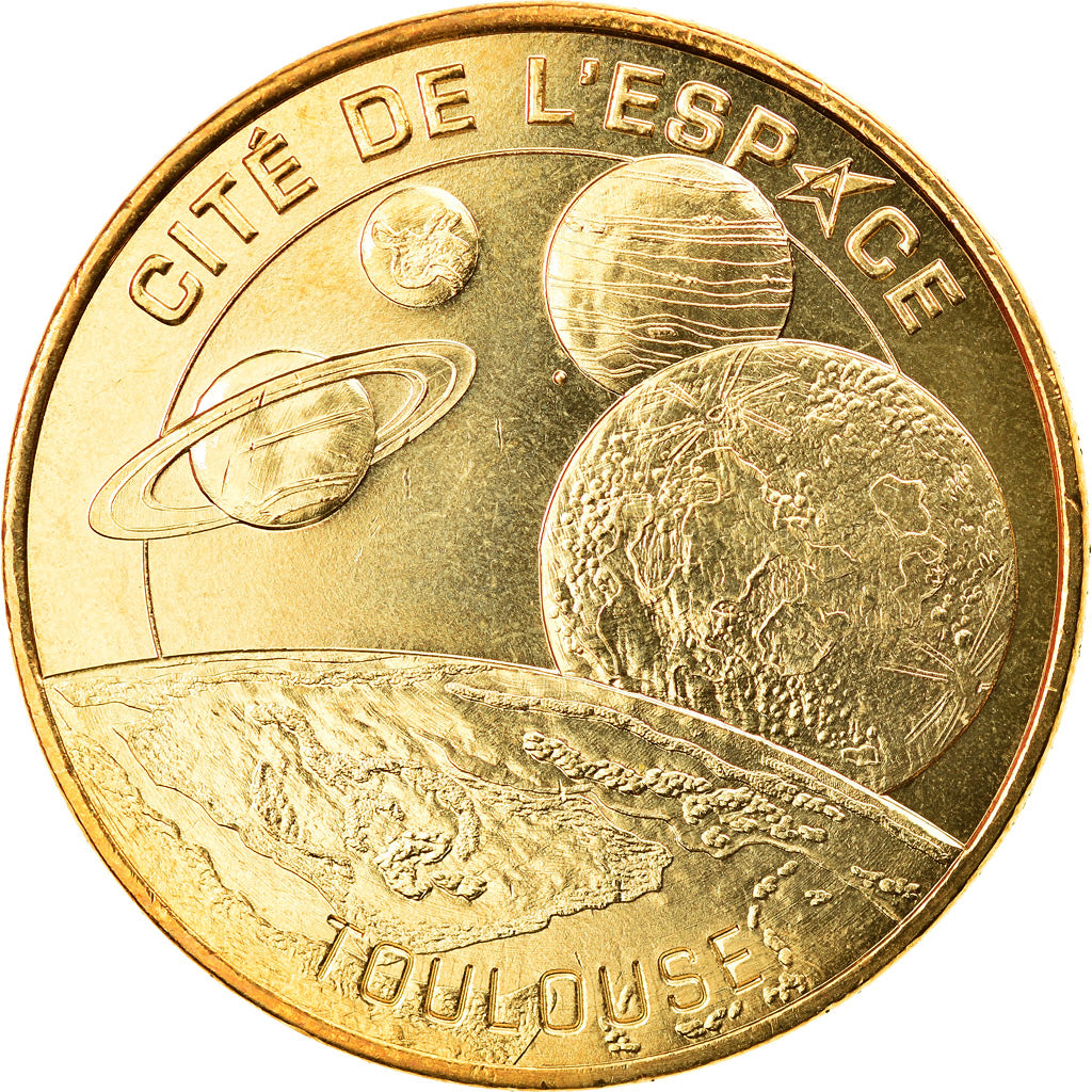 France, Token, Touristic token, Toulouse - Cité de l'Espace n°3, 2010, MDP