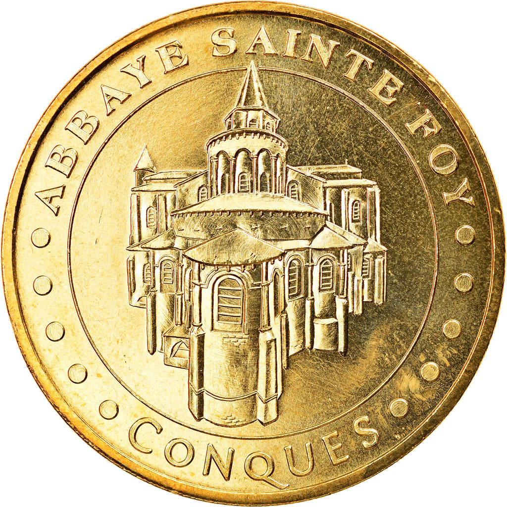 France, Token, Touristic token, Conques - Abbaye Sainte-Foy n°1, 2009, MDP