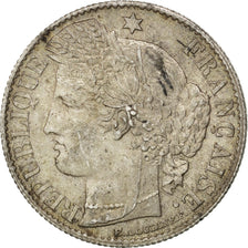 Coin, France, Cérès, 50 Centimes, 1888, Paris, AU(55-58), Silver, KM:834.1