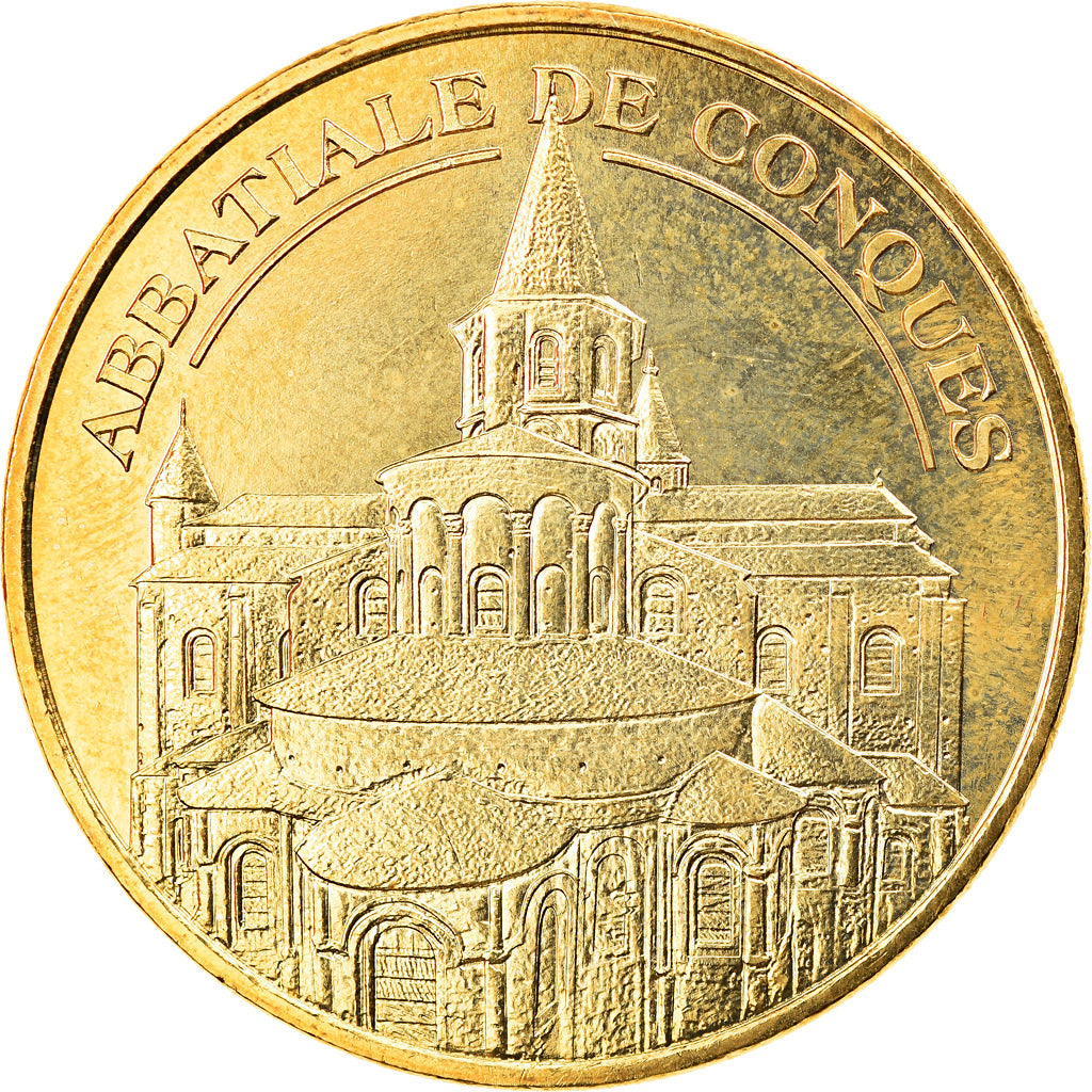 France, Token, Touristic token, Conques - Abbaye Sainte-Foy n°3, 2012, MDP