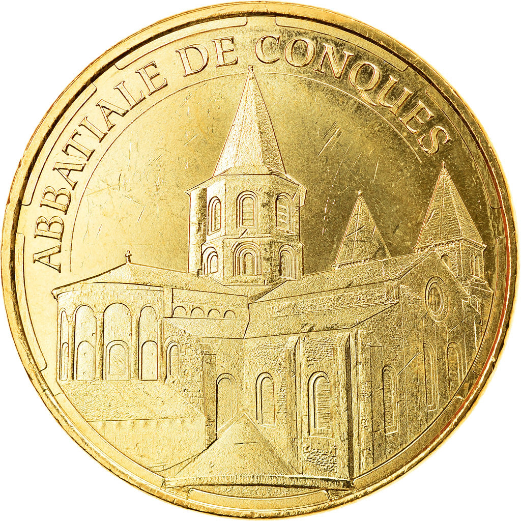 Frankreich, Token, Touristic token, Conques - Abbaye Sainte-Foy n°4, 2014, MDP