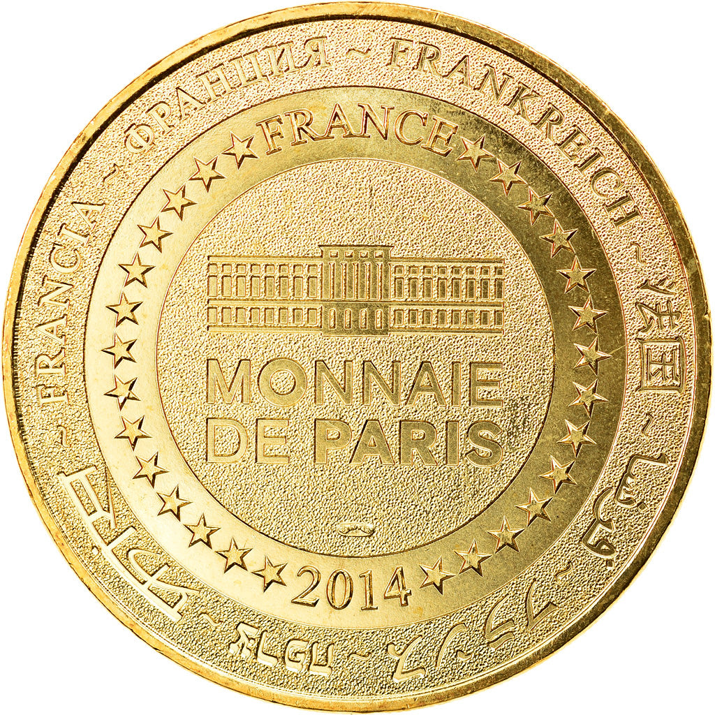 Frankreich, Token, Touristic token, Conques - Abbaye Sainte-Foy n°4, 2014, MDP