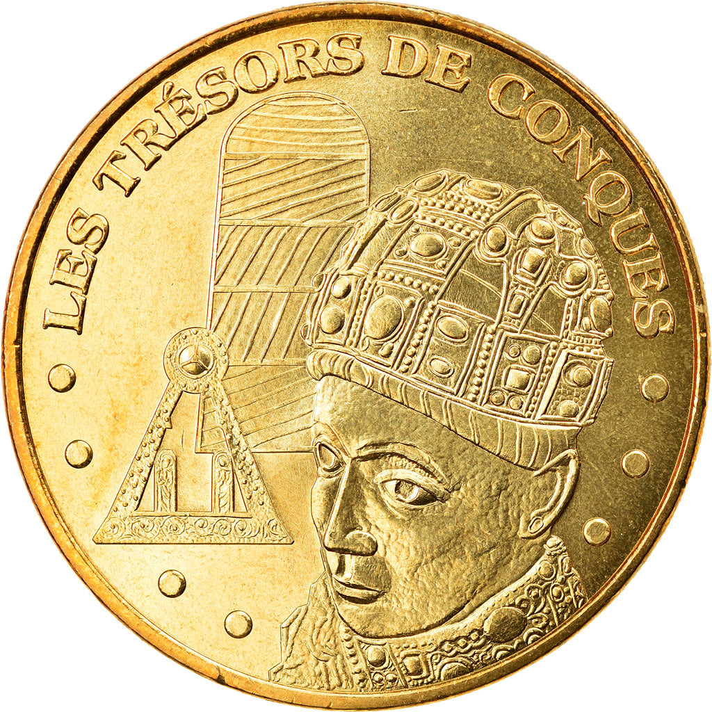 France, Token, Touristic token, Conques - Abbaye de Sainte-Foy n°2 - Trésors