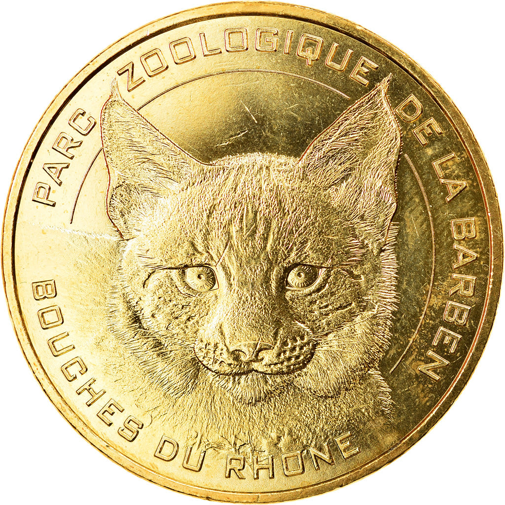 Francia, Token, Touristic token, 13/ Zoo de La Barben - Lynx, 2015, MDP, SPL-