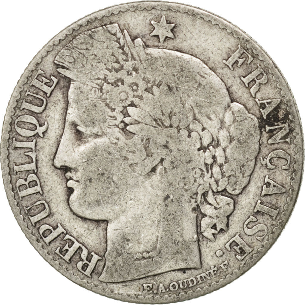 Monnaie, France, Cérès, 50 Centimes, 1895, Paris, TB, Argent, KM:834.1