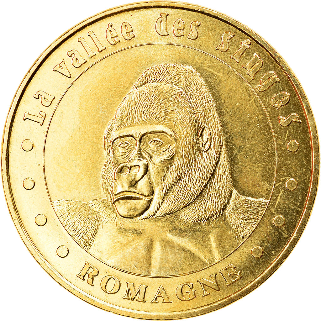 France, Token, Touristic token, Romagne - Vallée des Singes n°4, 2016, MDP