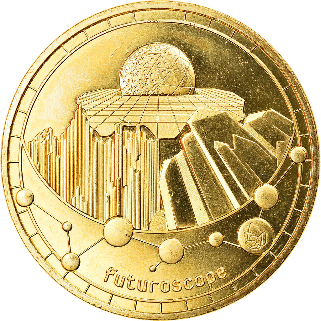 France, Jeton, Jeton Touristique, Jaunay-Clan - Futuroscope n° 25 - Les trois