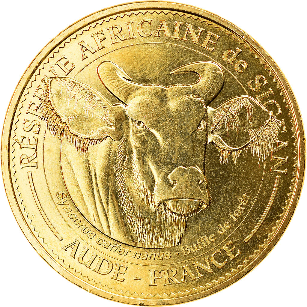 Francia, Token, Touristic token, Sigean - Réserve n°22 - Le buffle, 2015, MDP