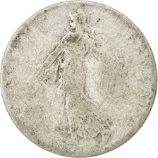 Moneda, Francia, Semeuse, 50 Centimes, 1901, BC, Plata, KM:854, Gadoury:420